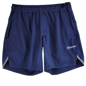 Legends Luka Athletic Shorts Mens Small Navy Blue Perforated Gym Training 7in